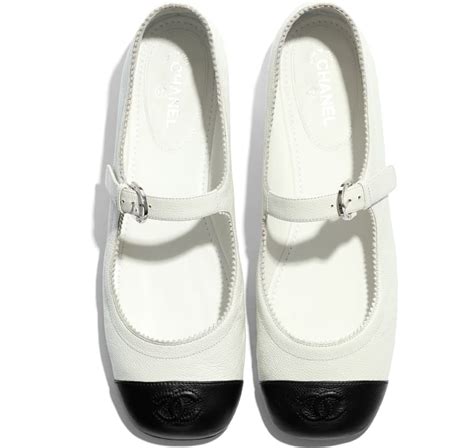 chanel black and white mary janes|Mary.